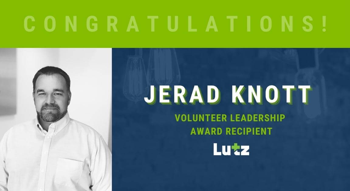 Jerad Knott Recipient of Volunteer Leadership Award