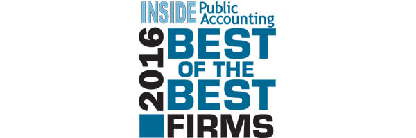 Lutz Named INSIDE Public Accounting Best of the Best Firm