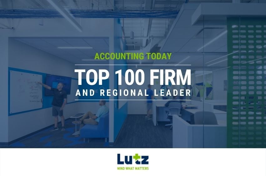 Accounting Today Names Lutz a 2023 Top 100 Firm and Regional Leader