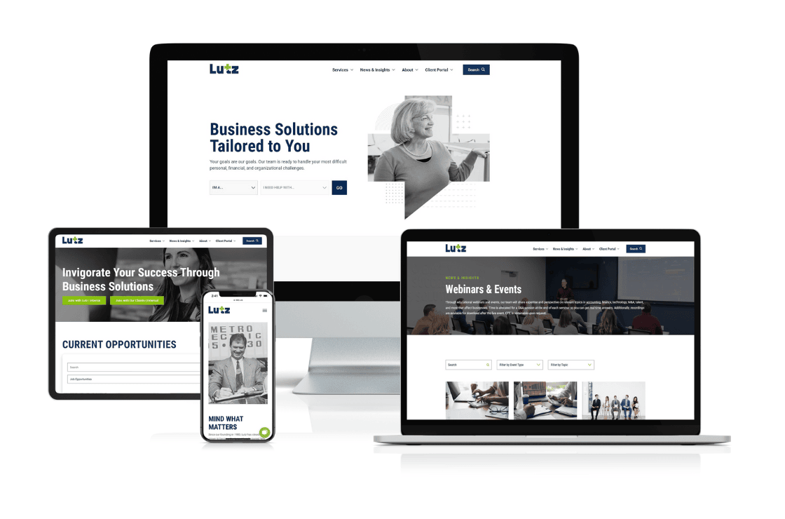 Lutz Launches New Website